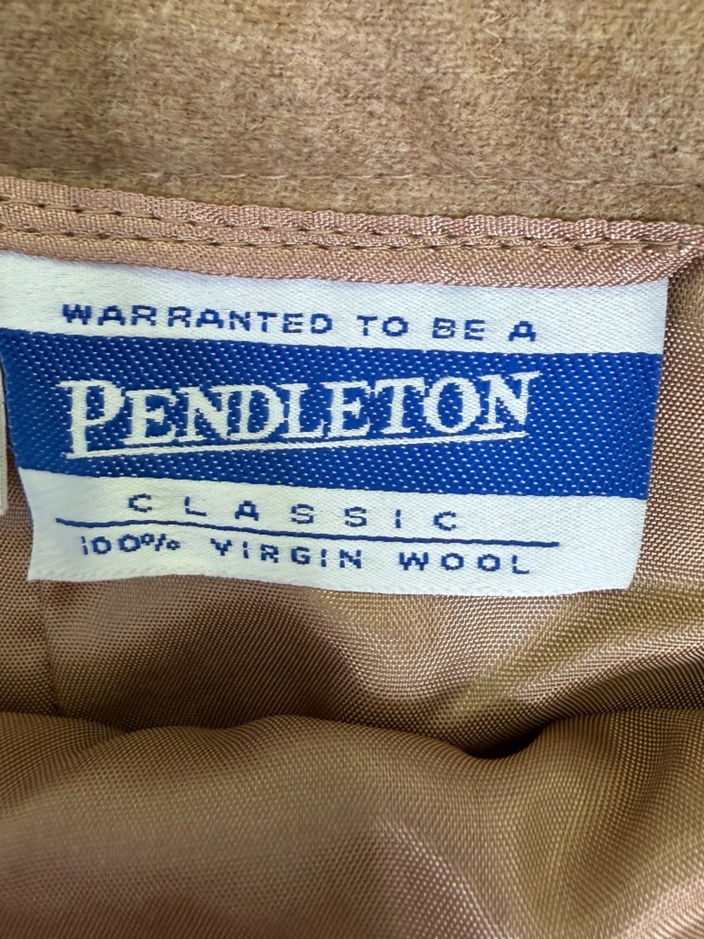 Pendleton Classic Womens 14 100% Virgin Wool Made In USA Lined Midi Pencil Skirt